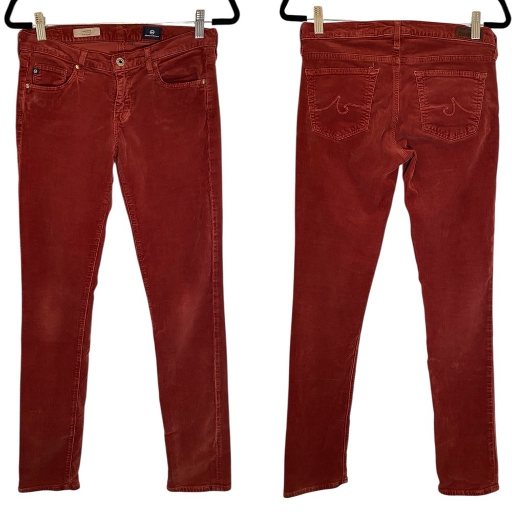 ADRIANO GOLDSCHMIED The Stevie Slim Straight Corderoys Rust 27R - Picture 3 of 10